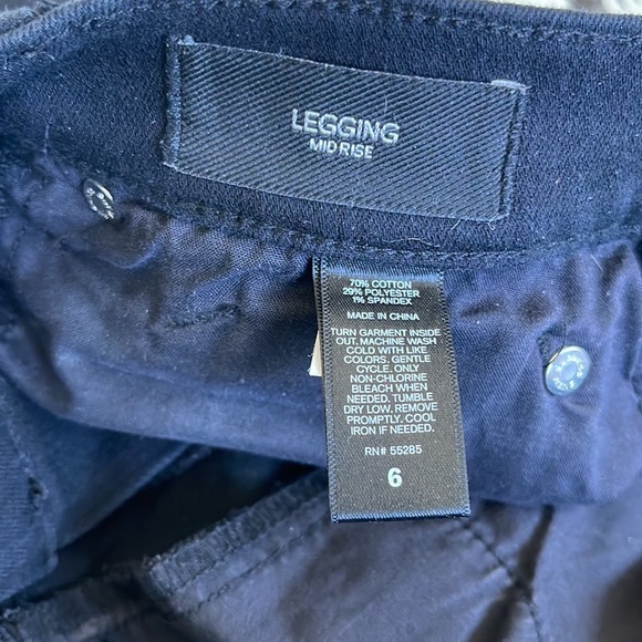 Express Black Distressed Jean Legging Size 6 - Picture 5 of 5